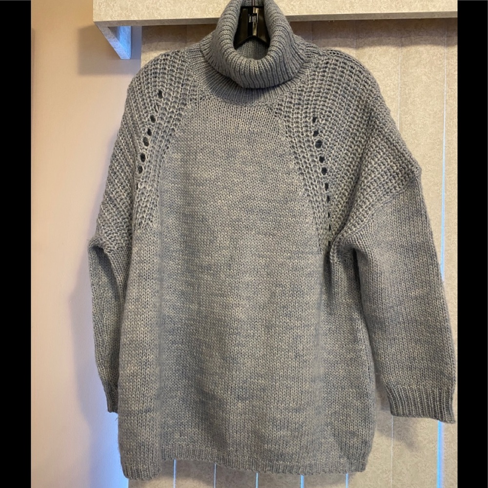 SOAKED in Luxury Anthropology  sweater color gray